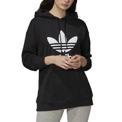 Adidas Originals Felpa da Donna con Cappuccio Adicolor Trefo