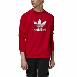 Adidas Originals Felpa da Uomo Girocollo Trefoil Warm-Up Ros