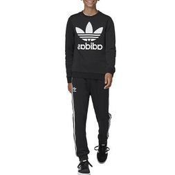 Adidas Originals Felpa Ragazzo Trefoil Crew Nera Codice ED77