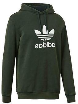 ADIDAS ORIGINALS TREFOIL FELPA VERDE COTONE FELPATO UOMO CW1