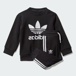 ADIDAS ORIGINALS TUTA TREFOIL CREW SET Felpa e Pantalone BAM