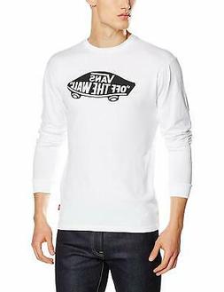 Vans Otw Long Sleeve, Maglietta Uomo, Bianco , Medium