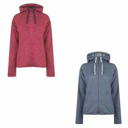 Columbia Paci Felpa IN Pile Con Cappuccio Donna Top Zip Mani