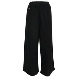 EMPATHIE pantalone donna felpa garzata nero art 21032 100% c