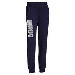 Pantalone felpa polsino bimbo Puma 580327-06 Blu-bianco