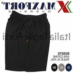 PANTALONE TUTA UOMO DONNA TAGLIE FORTI MAXFORT GINNASTICA RO