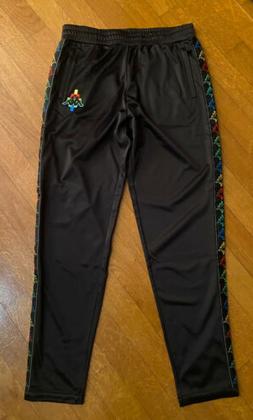 Pantaloni di tuta Marcelo Burlon x Kappa, colore nero, size 