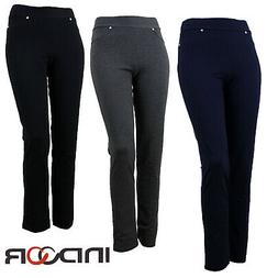 Pantaloni Donna Fitness Tuta Vita Alta INDOOR Felpati Made i