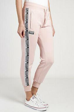 Adidas Originals Pantaloni Felpa Cuffed Con Bande Logo EC075