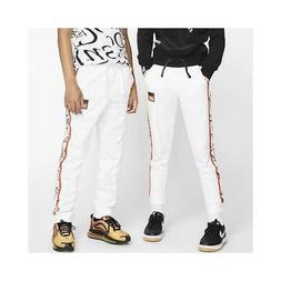 NIKE PANTALONI JUST DO IT COTONE BIANCO RAGAZZI CJ7839-100
