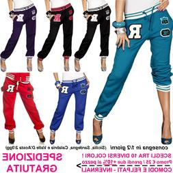 Pantaloni Tuta da Donna Sportivi per Casual Sport Palestra F