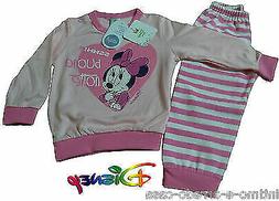Pigiama Bimba. Maniche lunghe felpa, Caldo cotone. DISNEY ba