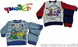 Pigiama Bimbo. Maniche lunghe felpa, Caldo cotone. DISNEY ba