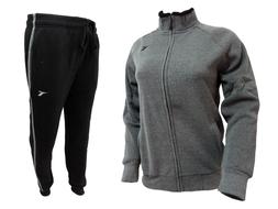 pigiama lungo tuta donna full zip felpata calibrata taglie f