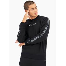 Champion Pile Felpa Con Jacquard-Logopaspel Uomo Nero