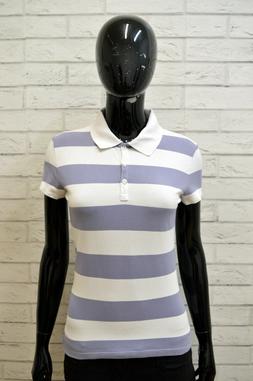 TOMMY HILFIGER Polo Maglia Donna Taglia M Shirt Camicia Coto