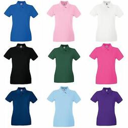 Fruit Of The Loom - Polo Manica Corta Estiva 100% Cotone - D