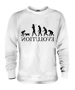Ragazza con Cane Evoluzione Umana Unisex Maglione Uomo Donna