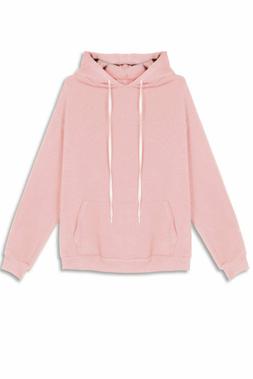 LUMINA ragazza donna felpa rosa baby pink 2782  taglia unica