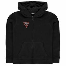 Guess Ragazzo Felpa con Cappuccio Zip Integrale Manica Lunga