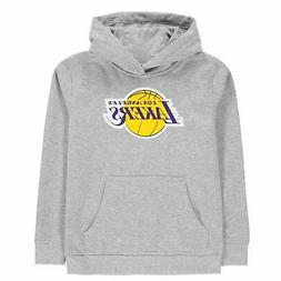 NBA Ragazzo Logo Felpa con Cappuccio Manica Lunga Tasca a Ma