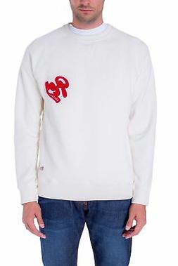 ROY ROGER'S - Felpa girocollo uomo con patch logo
