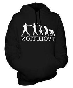 Scagliando Evolution Of Man Unisex Felpa con Cappuccio Uomo 