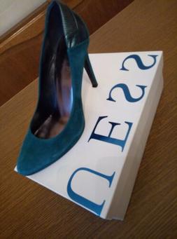 Scarpe guess donna camoscio turchese 39