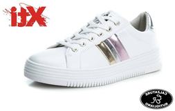 SCARPE DONNA SNEAKER BIANCO LACCIO FASCIA METAL XTI 48891