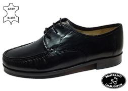 LE COMODONE SCARPE ELEGANTI UOMO VERA PELLE NERO LINEA COMOD