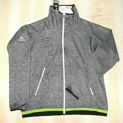 Adidas Schiena Pile Manica Lunga Completo con Zip Giacca