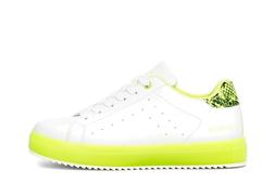 SCONTO 30 % SNEAKERS CAF&egrave;NOIR SUMMER DONNA BIANCO GIALLO FL