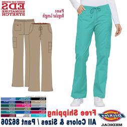Dickies Scrubs Eds Firma Donna Medio Rise Coulisse Cargo Pan