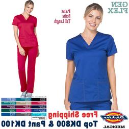 Dickies Scrubs Set Gen Elastico Scollo V Top & Youtility Pan