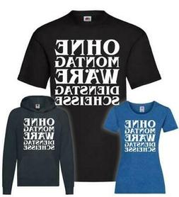 Senza Luned&igrave; Sarebbe T-Shirt/Pullover / Felpa con Cappuccio