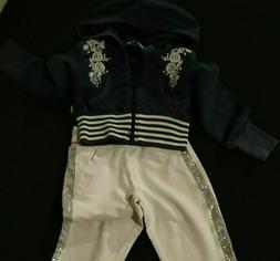 set lotto MONNALISA pantaloni da tuta felpa original marines