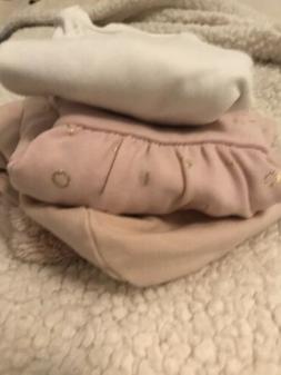 SET NEONATA LIU JO TG.6 MESI Felpa Salopette a gonna e tshir