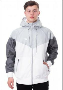 Nike Sportswear: Giacca a vento con cappuccio - Bianco e gri