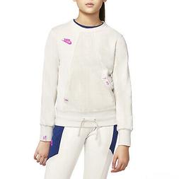 Nike Sportswear Heritage Jr Felpa in Cotone Beige Da Bambino