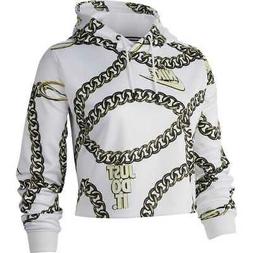 Nike Sportswear Icon Clash  Felpa Con Cappuccio Bianco Donna