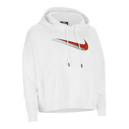Nike Sportswear Icon Clash Hoodie Felpa Donna CZ6758 100 Whi