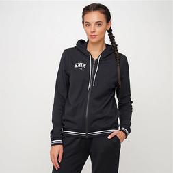 NIKE SPORTWEAR FELPA DONNA IN COTONE FULL ZIP CON CAPPUCCIO
