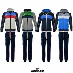 Diadora - SUIT CUFF HD - TUTA UOMO FULL ZIP CON CAPPUCCIO - 