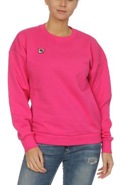 Fila Sweater Donna Suzanna Crew Felpa 687456 Fucsia A163 Fuc