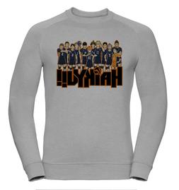 Sweater Gray - Felpa Grigia - Haikyuu - Karasuno Team