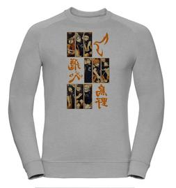Sweater Gray - Felpa Grigia - Haikyuu - Karasuno Team - Fly 