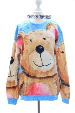 T-525 Colorato Teddy Orso Bear Dolce Carino Pastello Dark Lo