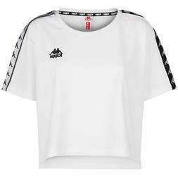 T. Shirt donna Kappa regular fit corta vari colori bande sca