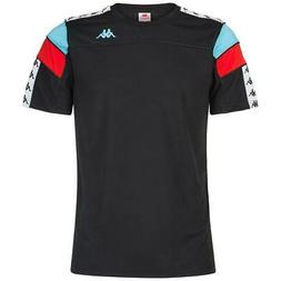 KAPPA T-SHIRT JUNIOR NERO AZZURRO ROSSO 303WBS0