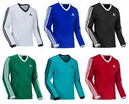 T-shirt maglietta calcio ADIDAS manica lunga corsa palestra 